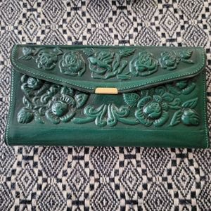 Leather tooled wallet